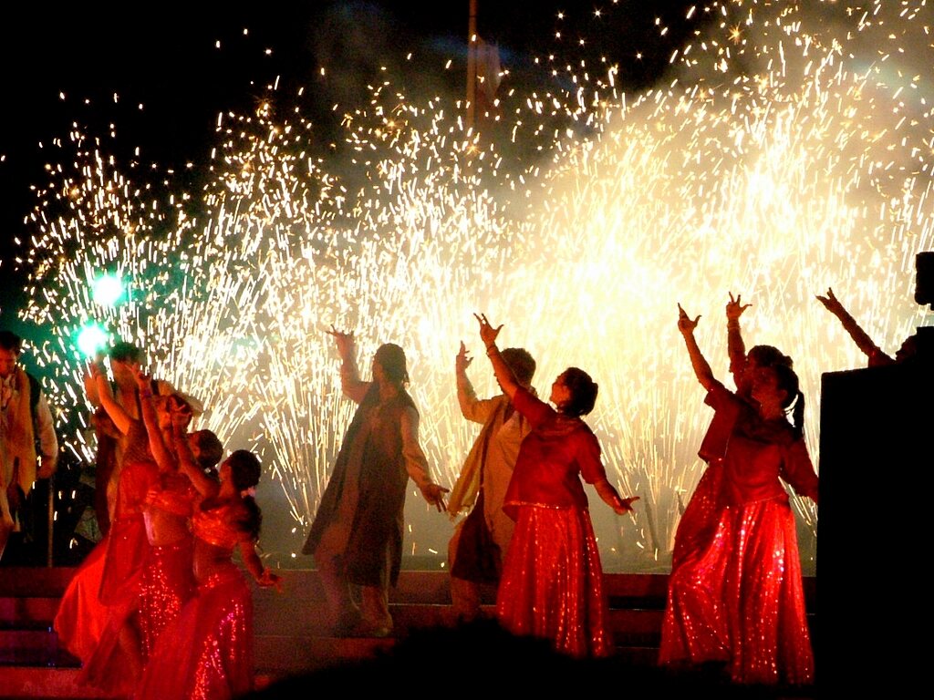 Diwali celebration with cultural performance at Mana Hotels Ranakpur